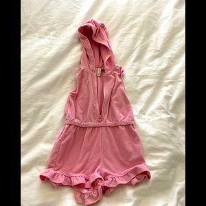 Janie and jack hoodie terry cloth swim coverup 3t